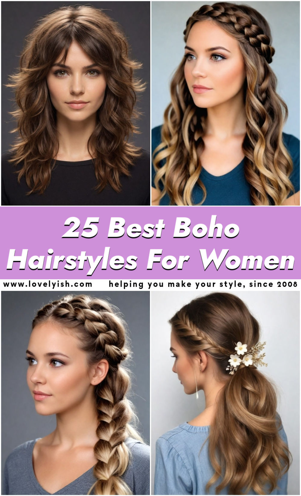 25 Boho Hairstyles for All Types of Hair – Lovelyish
