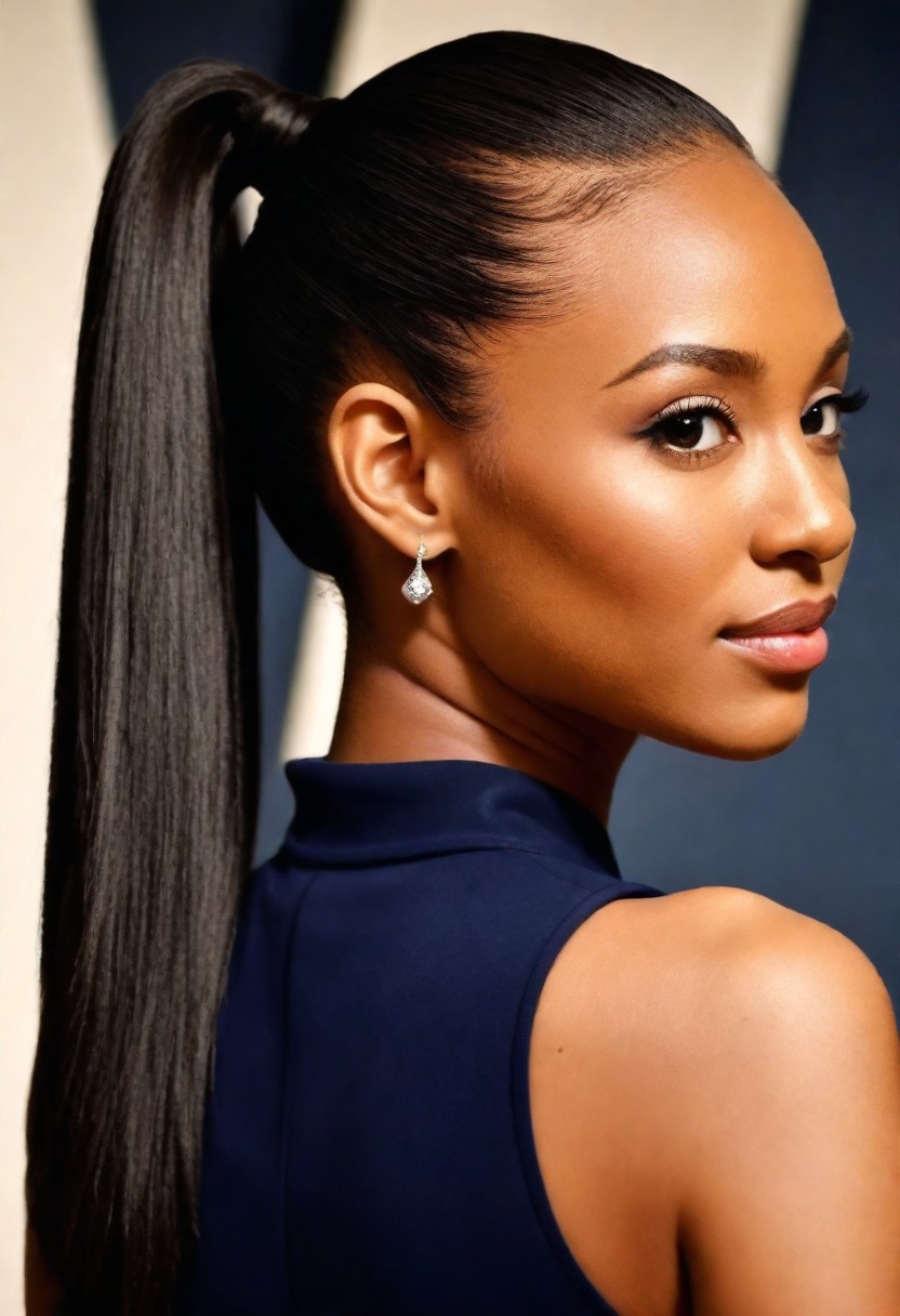 25 Ponytail Hairstyles for Natural Black Hair for Women